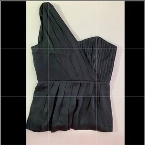 Club Monaco One Shoulder Bustier Top